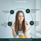 Once Better Stress & Gut Support Supplement - 60 Capsules - image 5