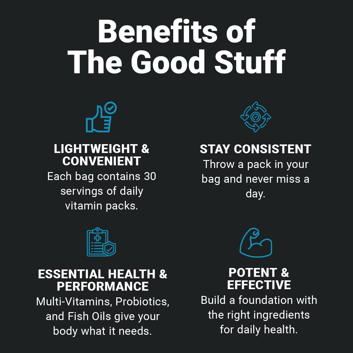 Wilderness Athlete The Good Stuff Daily Vitamin Pack - 30 Count - image 6