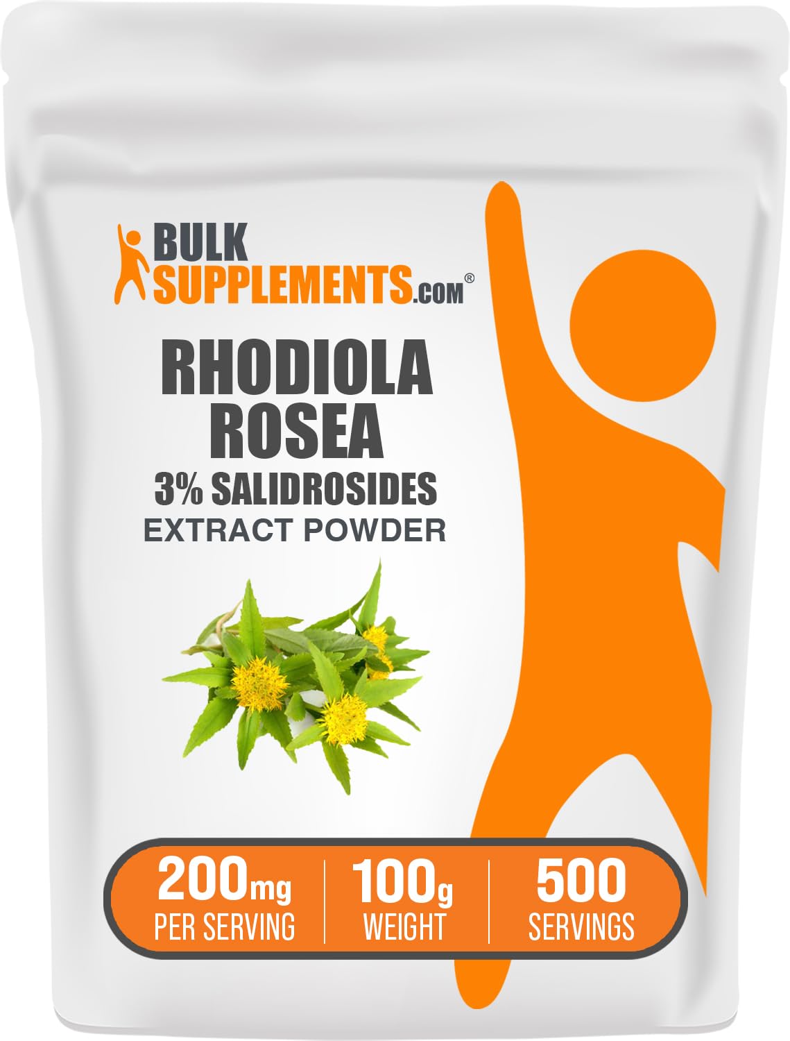 BulkSupplements.com Rhodiola Extract 3% Salidrosides Powder