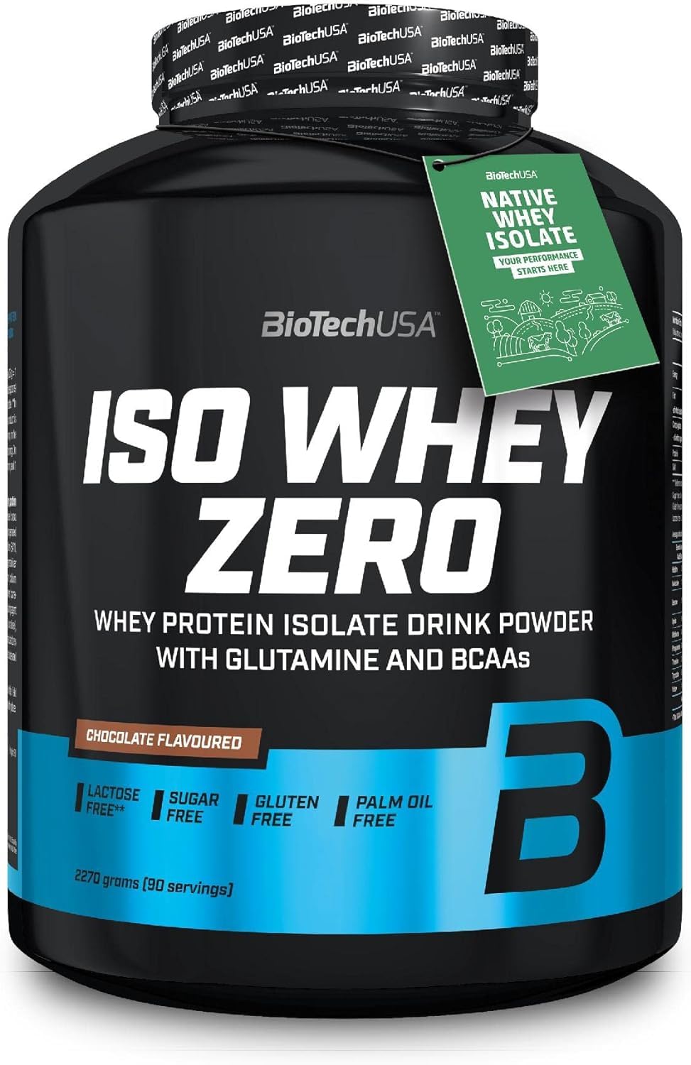 BioTechUSA Iso Whey Zero Whey Protein Isolate Chocolate - 5 lbs
