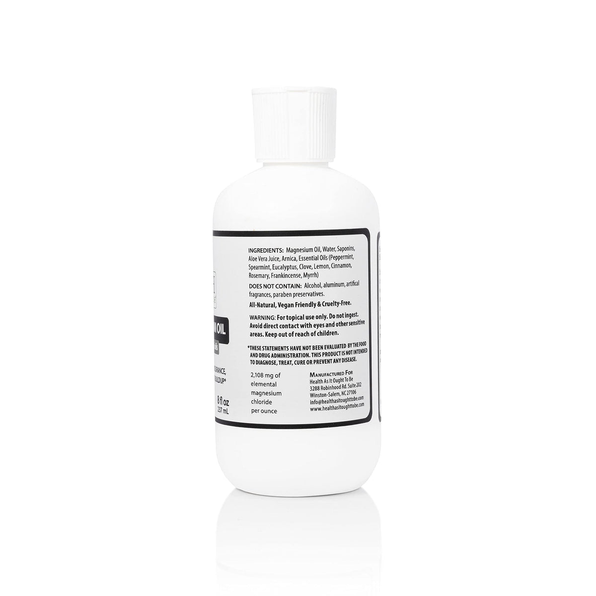 Health As It Ought To Be Sports Magnesium Oil Arnica Muscle Rub - 8 oz - image 2