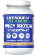 LifeSource Vitamins Grass-Fed Whey Concentrate French Vanilla - 3 lb