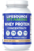 LifeSource Vitamins Grass-Fed Whey Concentrate French Vanilla - 3 lb