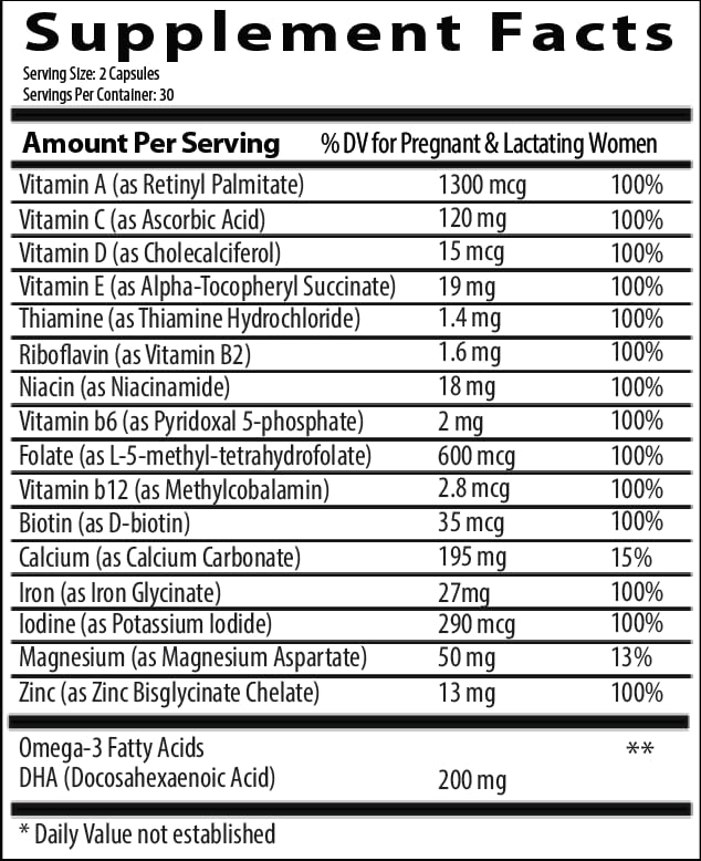 Research Labs Prenatal Supplement