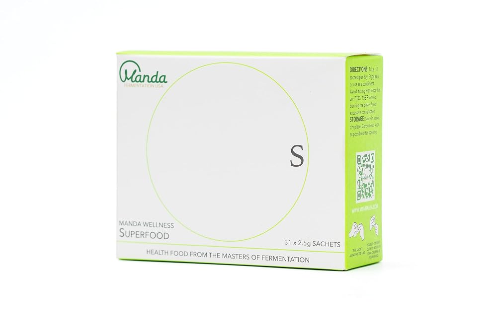 Manda Fermentation Superfood Prebiotic Gut Health - 31 Sachets