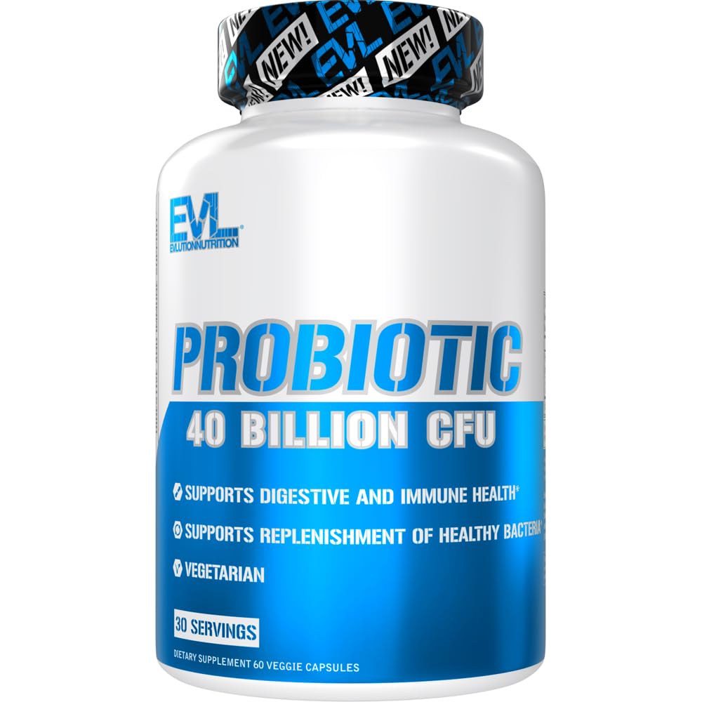 Evlution EVL Multi-Strain Probiotic Digestive Support - 60 Capsules