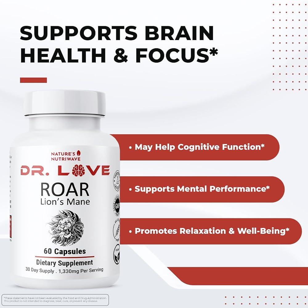 Nature’s NutriWave Dr. Love Roar Lion's Mane