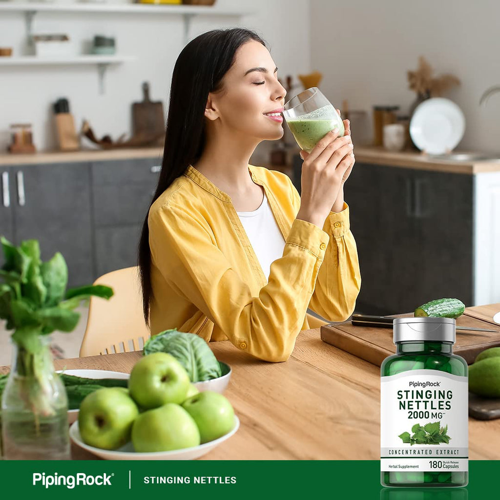 Piping Rock Stinging Nettles Supplement - 180 Capsules - image 6