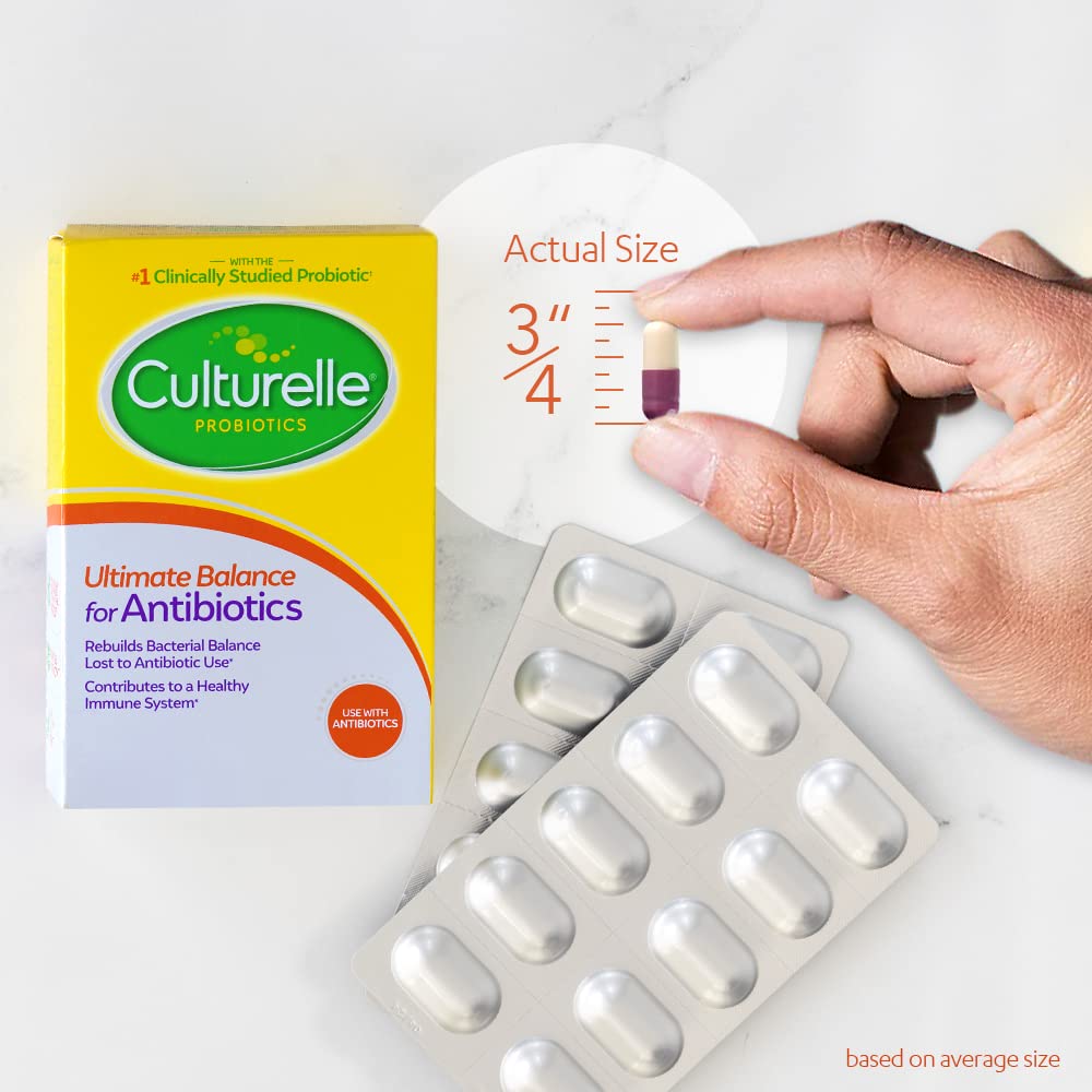 Culturelle Probiotics Ultimate Balance for Antibiotics - 20 Capsules - image 3