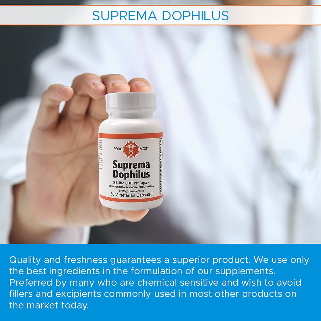 Holistic Health Suprema Dophilus Probiotic - 60 Vegetarian Capsules - image 6