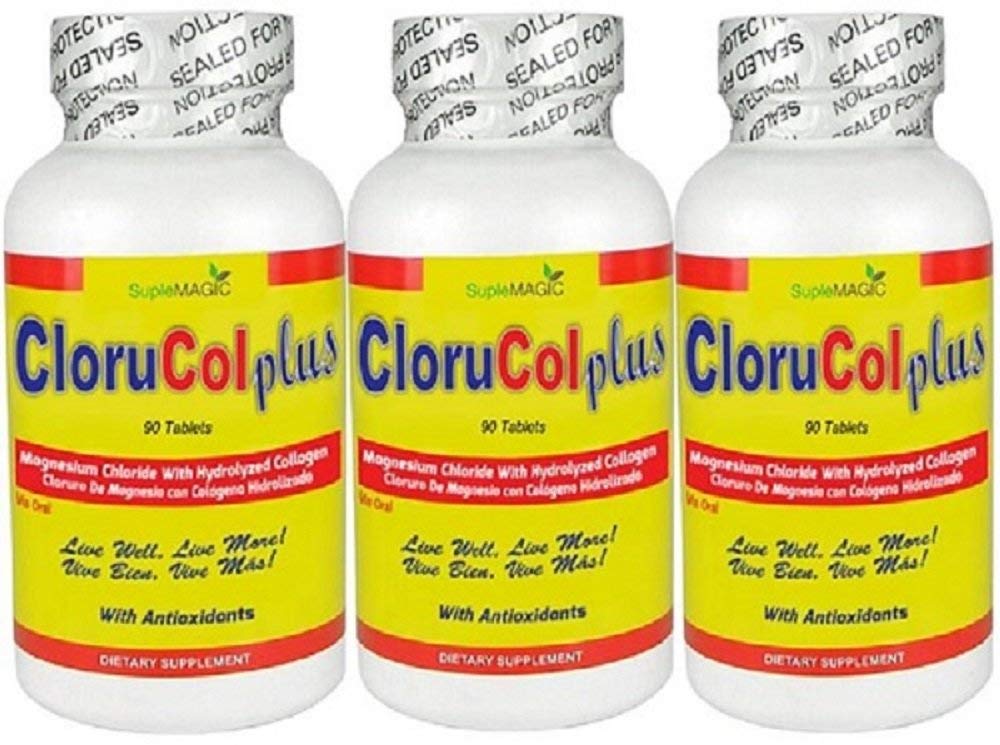 Suplemagic Cloru-Col Plus Magnesium & Collagen Tablets - 90 Count - image 4