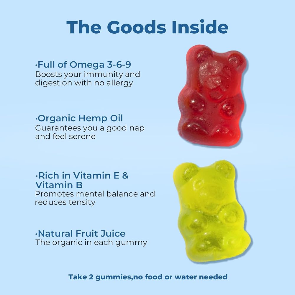 SNEDARK Hemp Gummies Advanced Extra Strength - 60 Gummies - image 4