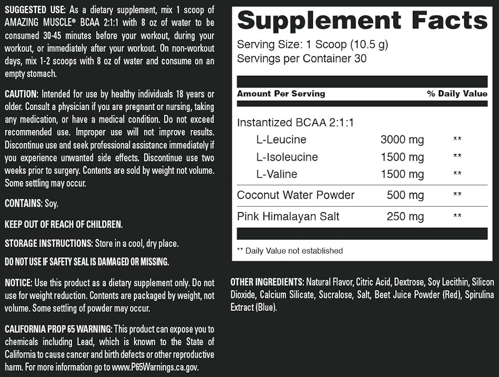 Amazing Muscle BCAA 2:1:1