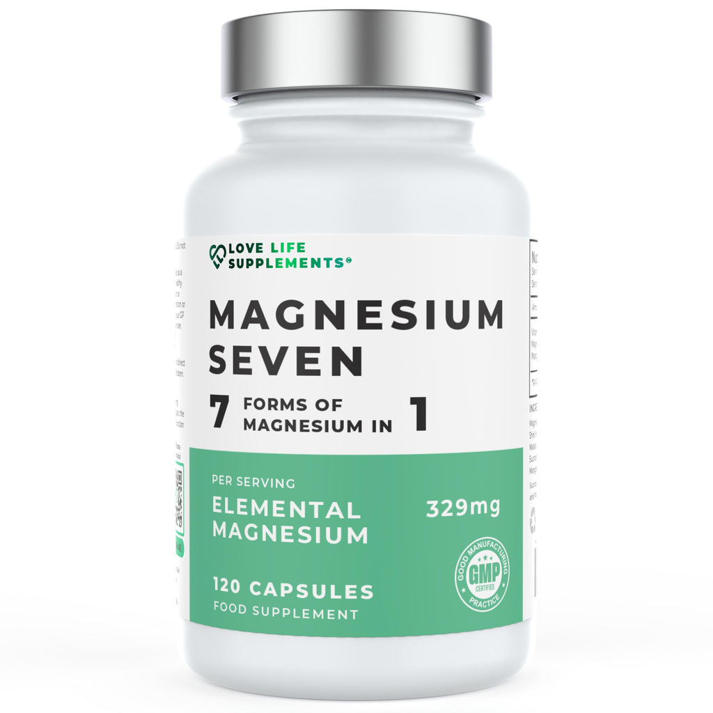 Love Life Supplements Magnesium Seven 7 Forms - 120 Capsules