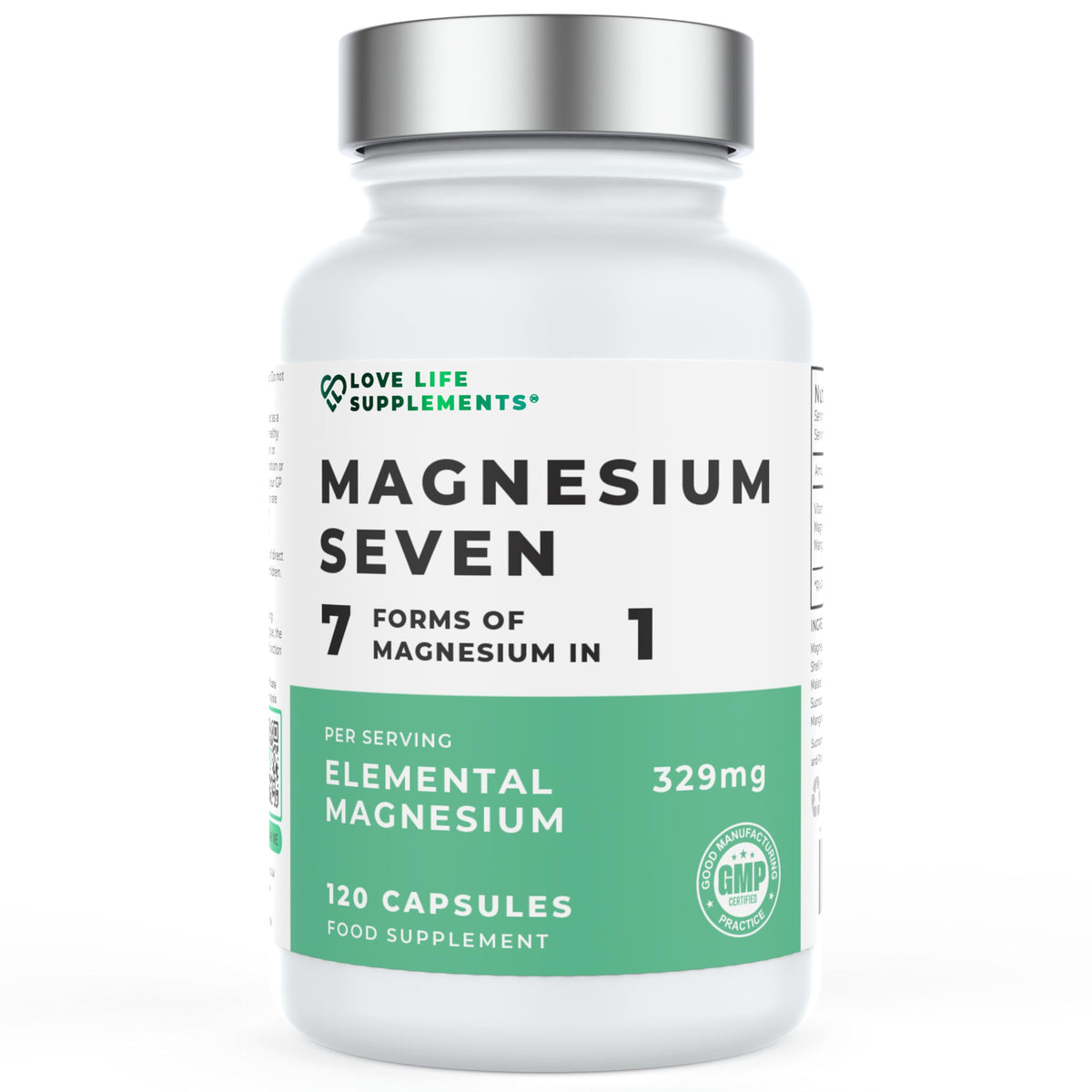 Love Life Supplements Magnesium Seven 7 Forms - 120 Capsules