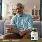 Piping Rock Black Seed Oil 1000mg - 120 Softgels - image 6