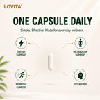 LOVITA Green Coffee Bean Extract 50% Chlorogenic Acid - 180 Vegan Capsules - image 9