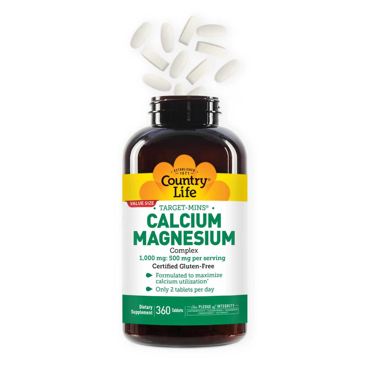 Country Life Target-Mins Calcium Magnesium Complex - 360 Tablets - image 2