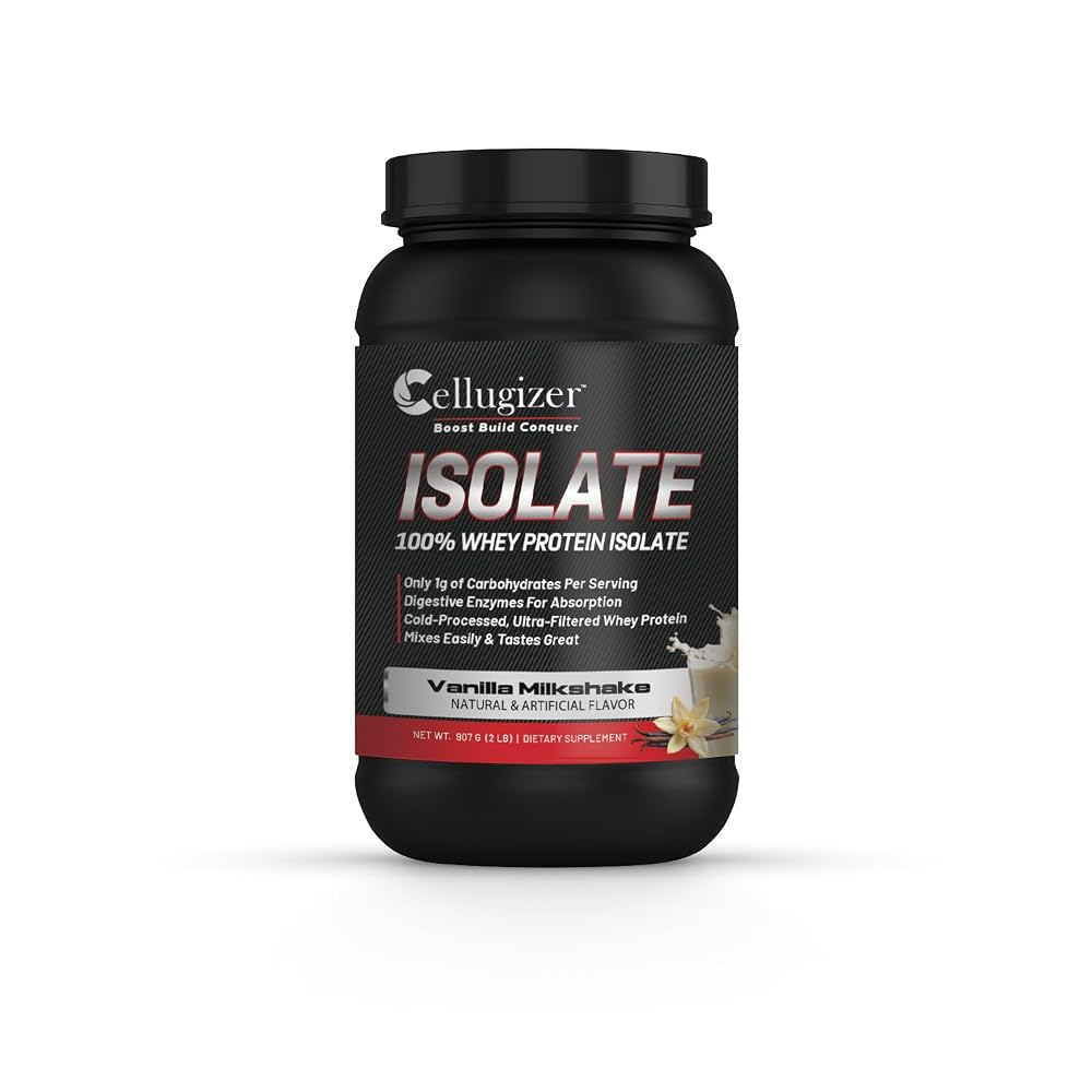 Cellugizer 100% Whey Isolate Protein Powder - 2 lb
