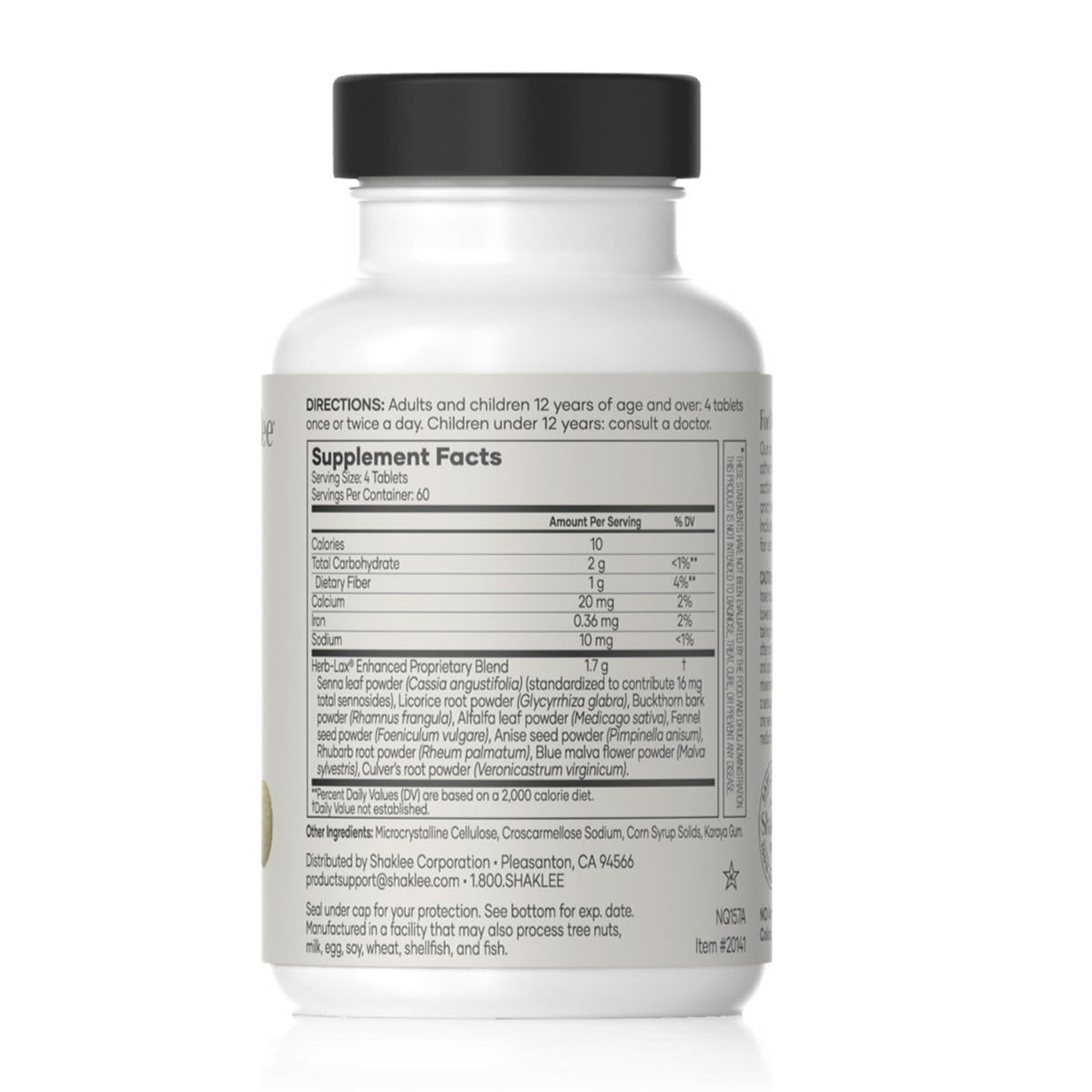 Shaklee Herb-Lax Gentle Herbal Formula with Senna Leaf - 240 Tablets - image 2