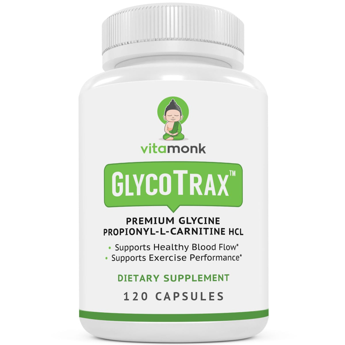 VitaMonk GPLC Glycine Propionyl-L-Carnitine - 120 Capsules
