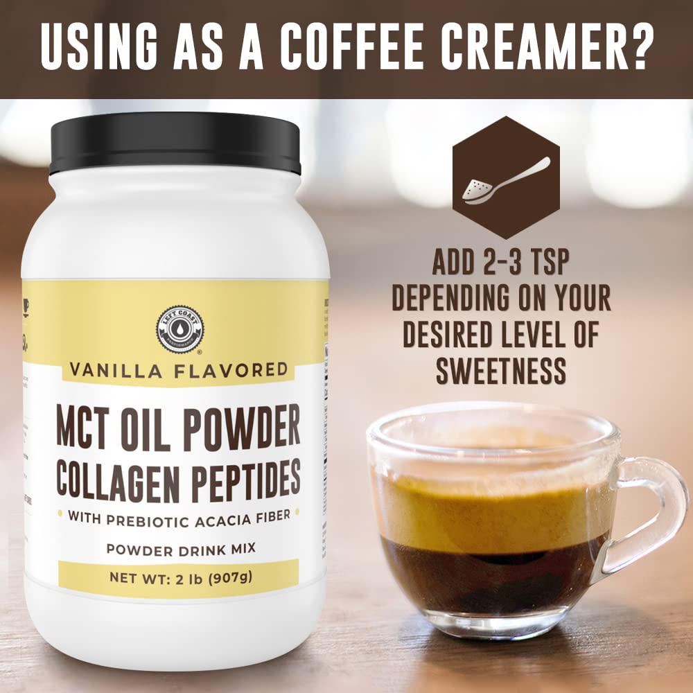 Left Coast Performance Keto MCT Powder + Collagen + Prebiotic Acacia