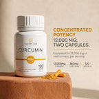 Sanare Lab Curcumin Turmeric 360 mg Joint & Cellular Support - 120 Capsules - image 4