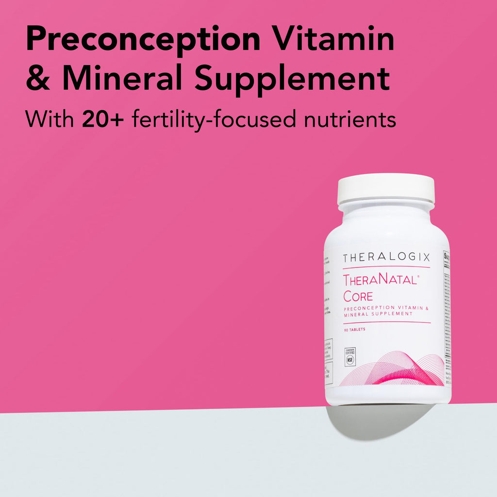 Theralogix TheraNatal Core Fertility Vitamin - 90 Tablets - image 2