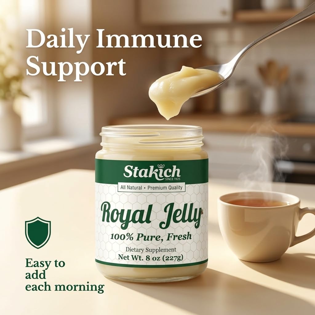 Stakich Fresh Royal Jelly Liquid Supplement - 8 oz - image 4