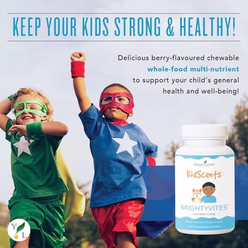 Young Living KidScents MightyVites Children's Multivitamin - 120 Tablets - image 5