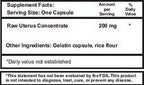SOR, Inc. Bovine Raw Uterus Glandular Tissue - 100 Capsules - image 2
