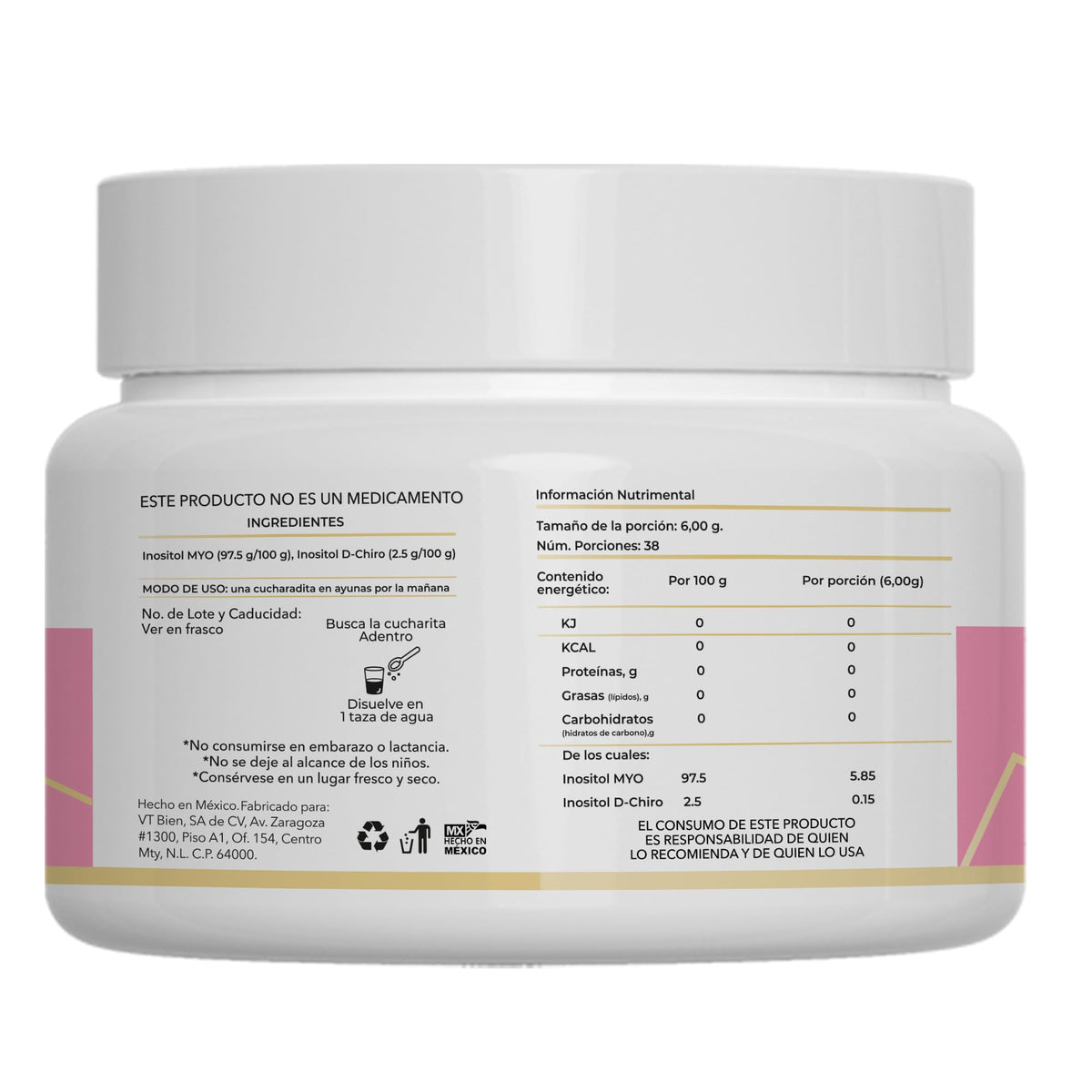Bikini Burn Ovatol Inositol Powder Hormonal Support - 38 Servings - image 2