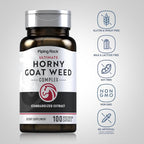 Piping Rock Horny Goat Weed for Men - 100 Vegetarian Capsules - image 4