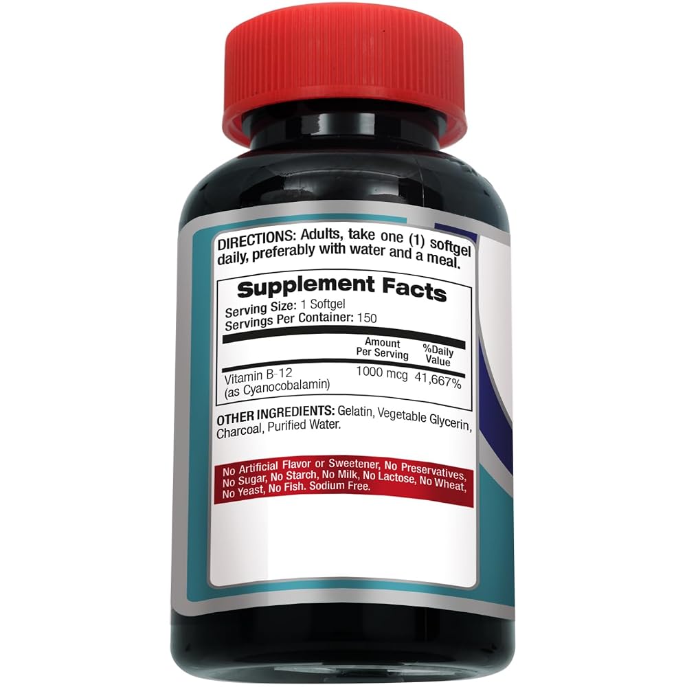 FITO MEDIC'S Vitamin B12 Softgels - 150 Softgels - image 2