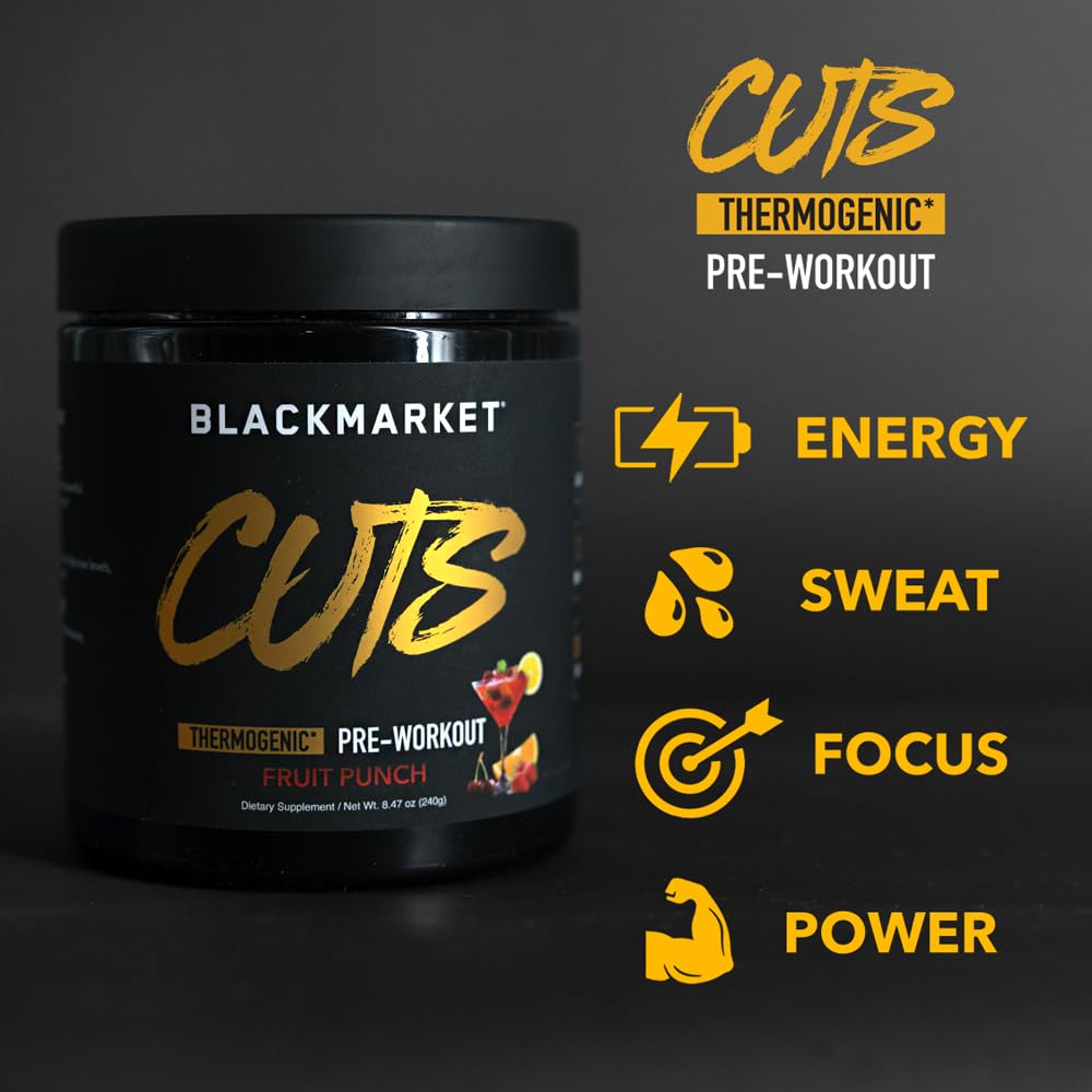 BLACKMARKET CUTS Pre Workout