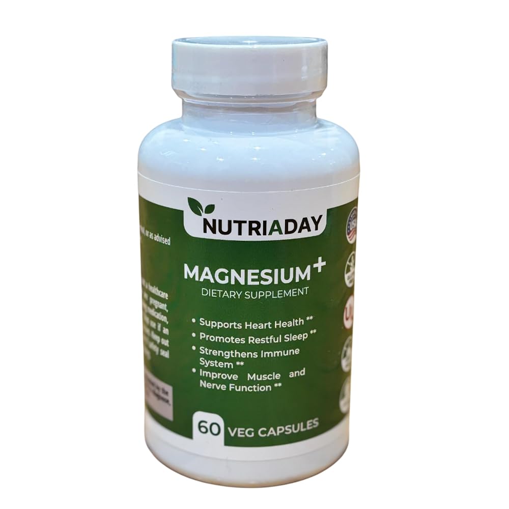 Nutriaday Magnesium Glycinate Sleep & Stress Support - 60 Capsules