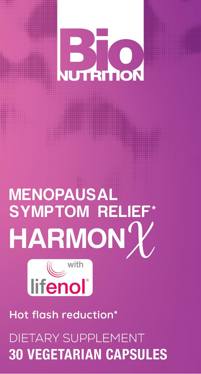 Bio Nutrition HarmonX with Lifenol 400 mg Vegetarian Capsules - 30 Count - image 5