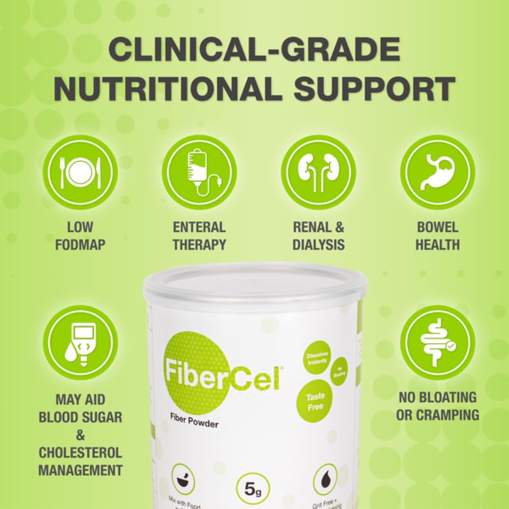 Global Health Products FiberCel Fiber Powder Unflavored - 12 oz - image 4