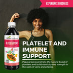 Herbal Goodness Papaya Liquid Blood Support - Papaya Leaf Extract - Healthy Platelet