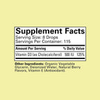 ChildLife Essentials Baby Vitamin D3 Drops Berry - 3 Fl Oz - image 2