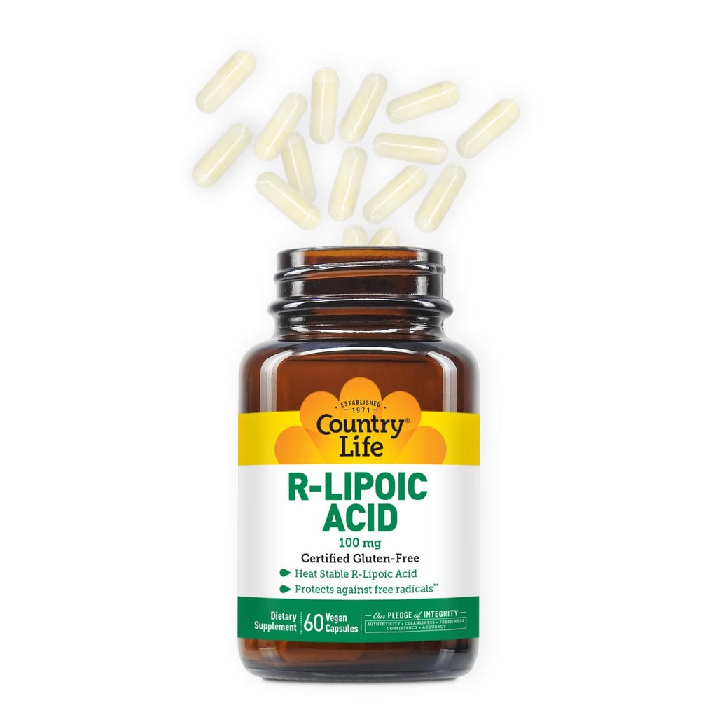 Country Life R-Alpha Lipoic Acid 100mg Antioxidant - 60 Capsules - image 6