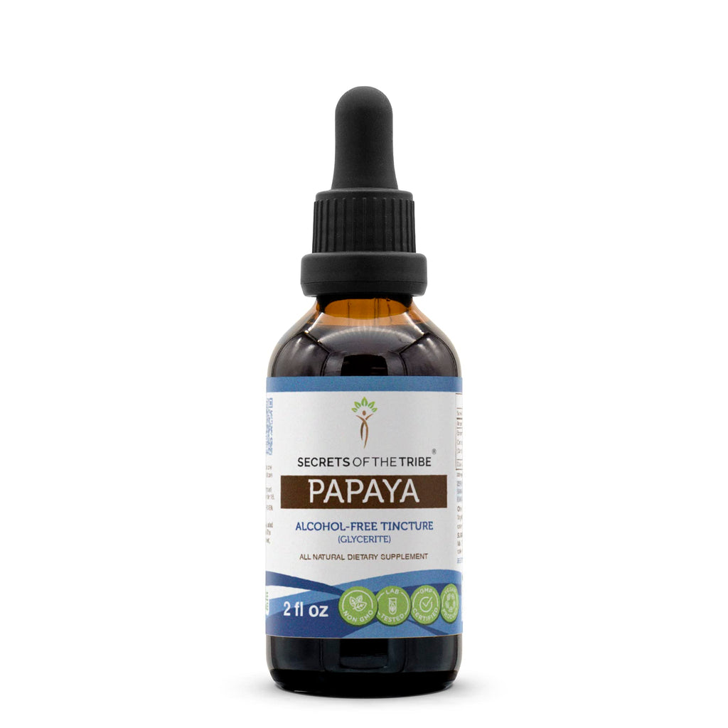 Secrets of the Tribe Papaya Tincture Alcohol-Free Liquid Extract