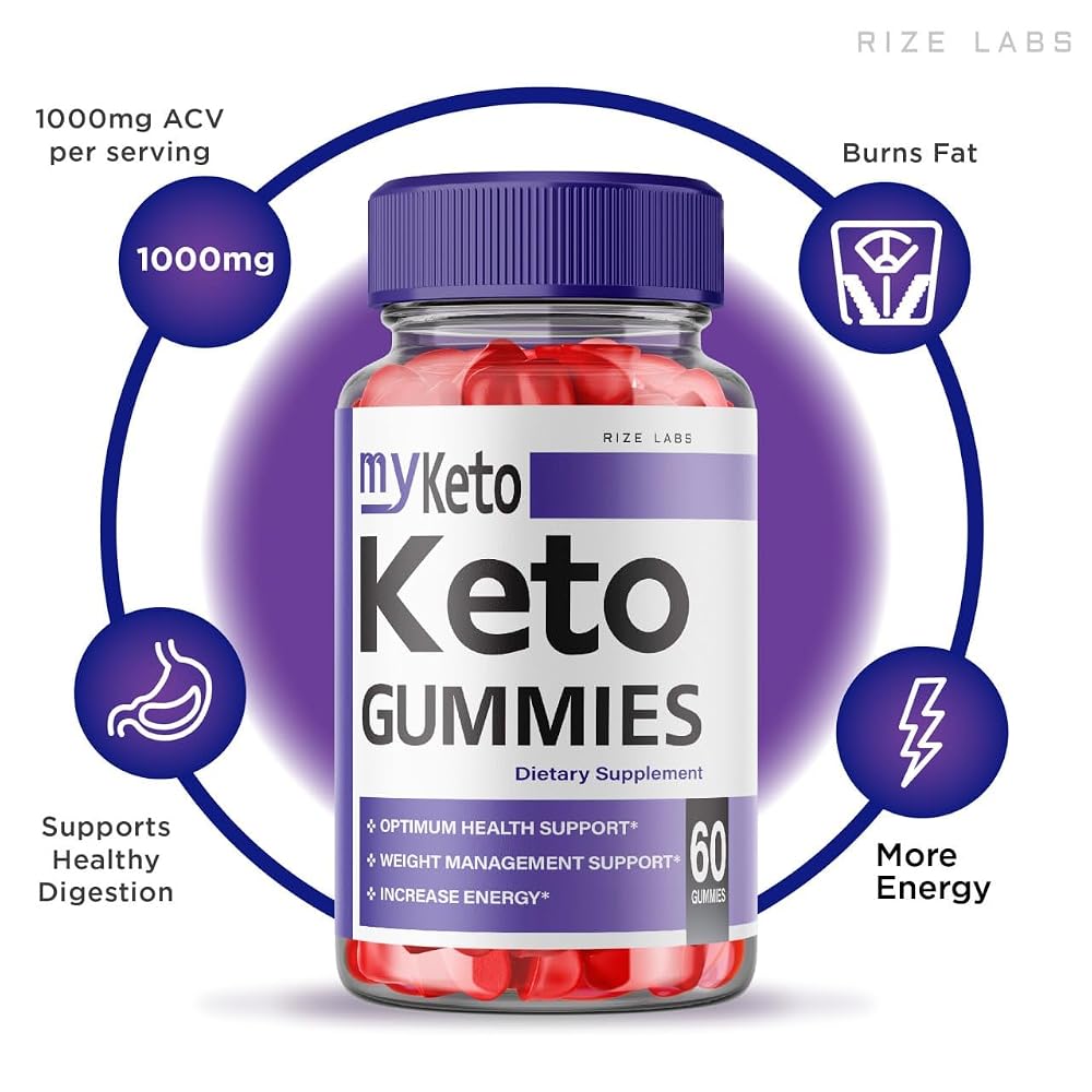rize labs My Keto ACV Gummies Weight Loss Support - 180 Gummies - image 2