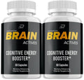 Indelo Brain Actives Capsules for Memory and Focus - 120 Capsules