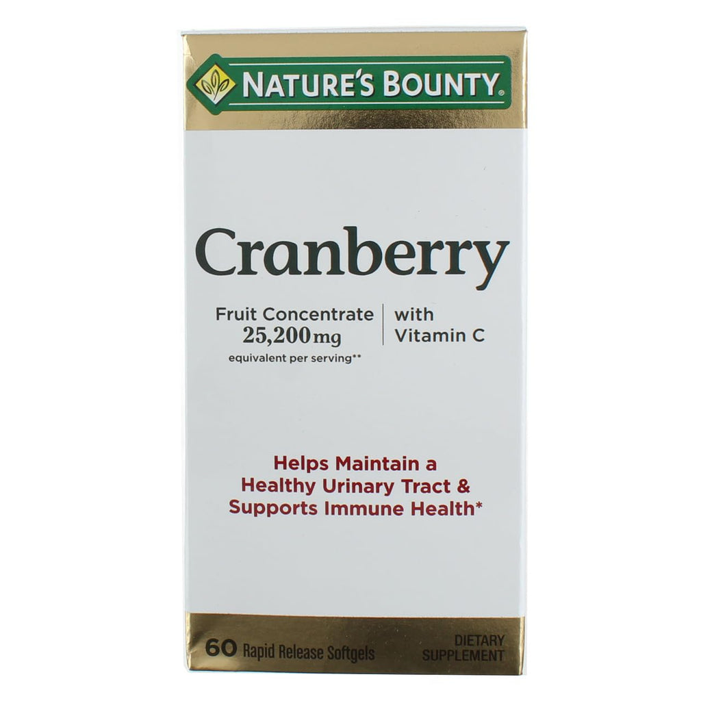 Nature's Bounty Cranberry Dietary Supplement - 120 Softgels