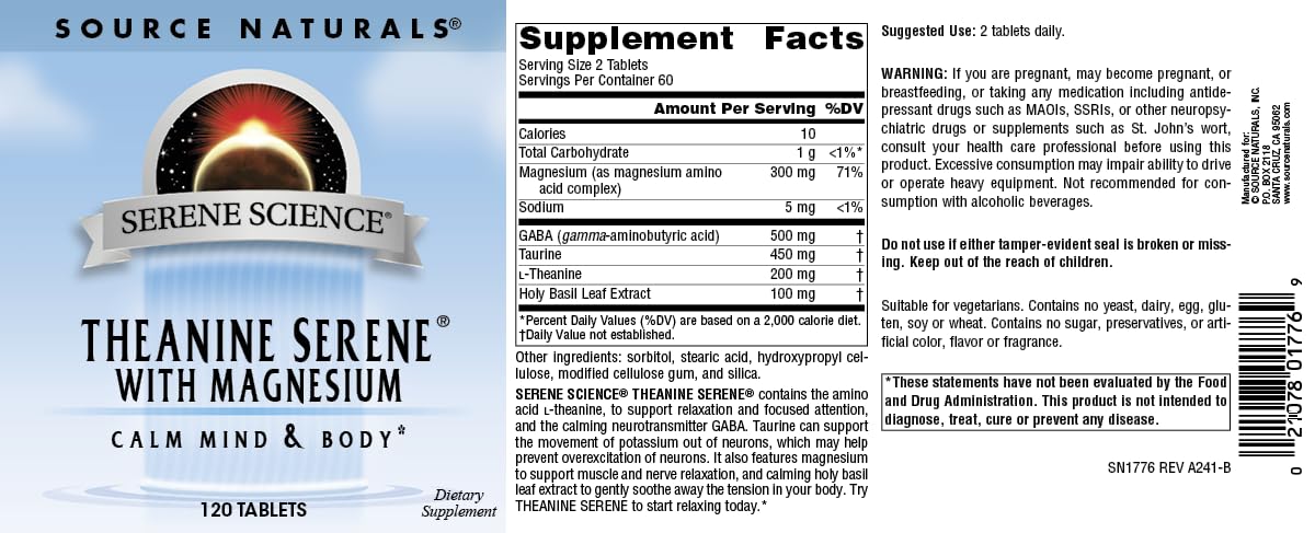 Source Naturals Theanine Serene