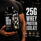 NutraBio 100% Whey Protein Isolate Protein Powder
