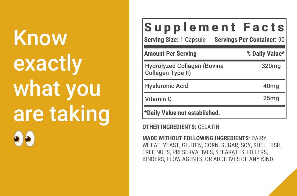 Active Supreme Type 2 Collagen for Joint Support - 90 Capsules - image 3