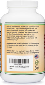 Double Wood Supplements Beet Root 1,000mg Circulation + Stamina - 210 Capsules - image 2