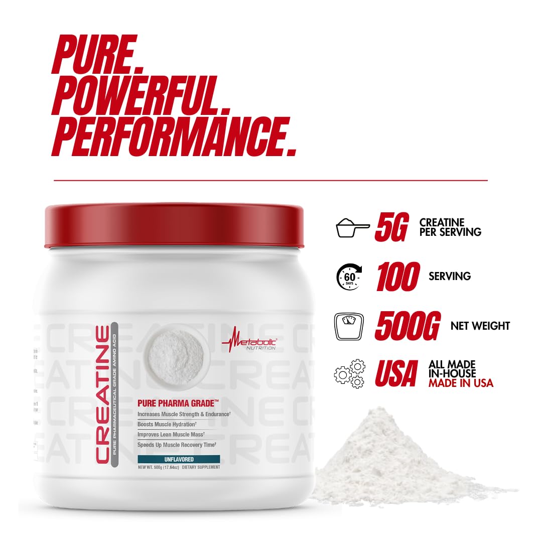 Metabolic Nutrition Creatine Monohydrate Powder